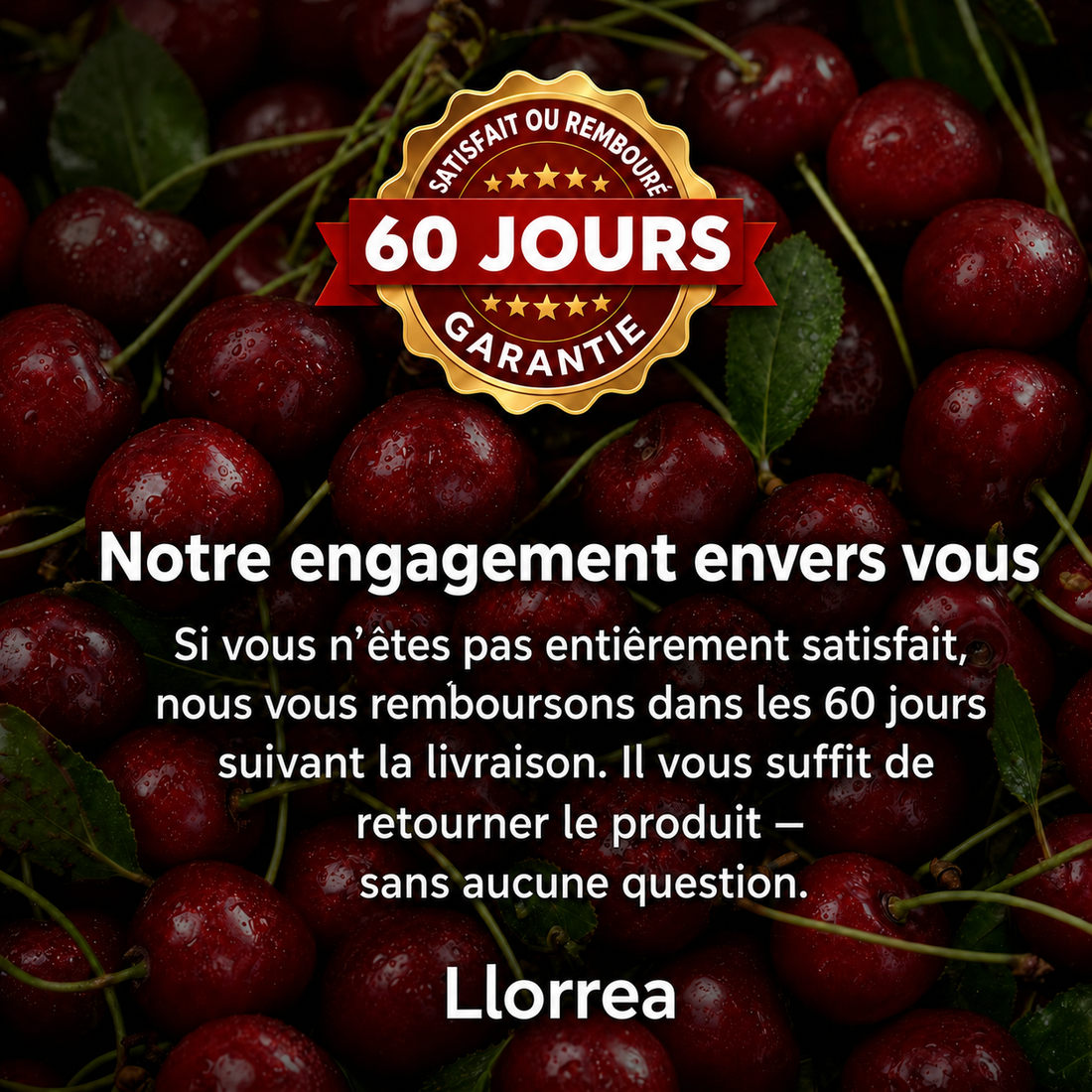 NOUS NE VENDONS PAS TOUT. NOUS NE GARDONS QUE CE QUE NOUS OSERIONS DONNER À NOTRE PROPRE FAMILLE.